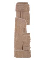 MID 20TH PRE COLUMBINA MANNER TOLTEC CAST STONE TOTEM