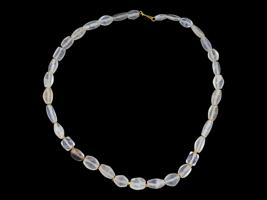 ANCIENT ROMAN ROCK CRYSTAL GOLD NECKLACE