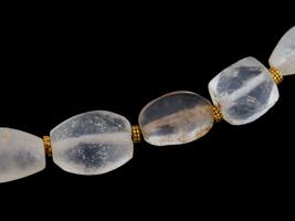 ANCIENT ROMAN ROCK CRYSTAL GOLD NECKLACE