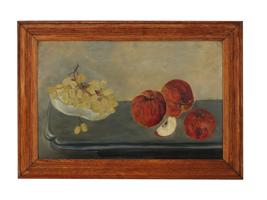 ICELANDIC FRUIT STILL LIFE OIL PAINTING BY SWAN HILDUR