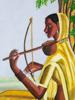 INDIAN OIL PAINTING BY B PRABHA WITH CERTIFICATE PIC-1