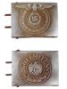 WWII NAZI GERMAN THIRD REICH ENLISTED BELT BUCKLES PIC-0