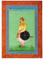MINI INDO PERSIAN PAINTING IN MANNER OF OLD MASTERS
