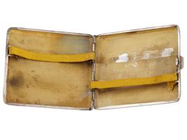 WWII GERMAN SILVER AND GOLD PLATED CIGARETTE CASE