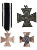 WWI GERMAN MILITARY CROSS BADGES 1913 AND 1914 PIC-1