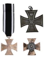 WWI GERMAN MILITARY CROSS BADGES 1913 AND 1914