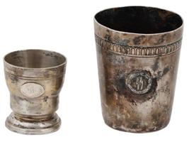 TWO NAZI GERMAN SS CUPS BY WISKEMANN AND MORE