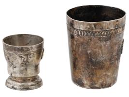 TWO NAZI GERMAN SS CUPS BY WISKEMANN AND MORE