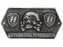 WWII GERMAN NAZI PANZER DIVISION TOTENKOPF SIGN