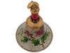 RUSSIAN GILT SILVER PLIQUE A JOUR ENAMEL BELL PIC-4