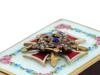 RUSSIAN SILVER ENAMEL GEMSTONES MATCHBOX HOLDER PIC-9