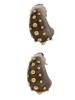 JOHN HARDY STERLING SILVER 18K GOLD DOT EARRINGS PIC-0