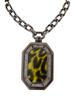 JUDITH LEIBER PAINTED PATTERN CHEETAH NECKLACE IOB PIC-4