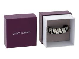 JUDITH LEIBER PAPARAZZI GLITZ UP BANGLE BRACELET IOB