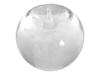 TIFFANY CO ETCHED GLASS APPLE FIGURAL PAPERWEIGHT PIC-3