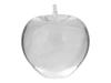 TIFFANY CO ETCHED GLASS APPLE FIGURAL PAPERWEIGHT PIC-1