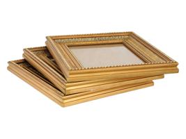 COLLECTION OF EUROPEAN SCHOOL GILT WOODEN FRAMES