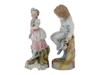 TWO VINTAGE PORCELAIN CHILDREN FIGURES MARKED PIC-1