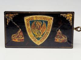 ANTIQUE ITALIAN GRAND TOUR HAND PAINTED WOOD BOX