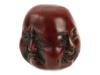 VINTAGE ASIAN BROWN JADE MANY FACED BUDDHA FIGURE PIC-1