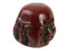 VINTAGE ASIAN BROWN JADE MANY FACED BUDDHA FIGURE PIC-5