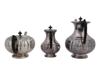 ANTIQUE ENGLISH VICTORIAN PLATE BRITANNIA METAL TEA POTS PIC-2