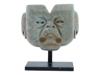 CARVED OLMEC HEAD PRE COLUMBIAN AMERICA MADE STONE PIC-1