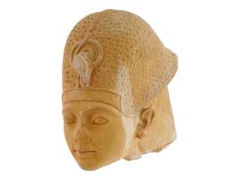 VINTAGE DECORATIVE TUTANKHAMUN HEAD SCULPTURE PIECE