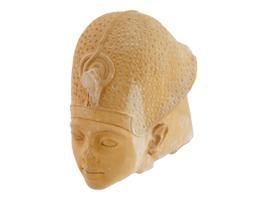 VINTAGE DECORATIVE TUTANKHAMUN HEAD SCULPTURE PIECE