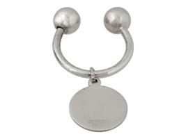 TIFFANY AND CO STERLING SILVER SCREWBALL KEY RING