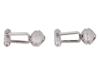 TIFFANY AND CO STERLING SILVER FOOTBALL CUFFLINKS PIC-2