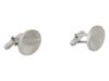 TIFFANY AND CO POLISHED STERLING SILVER CUFFLINKS PIC-2