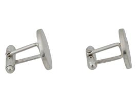 TIFFANY AND CO POLISHED STERLING SILVER CUFFLINKS