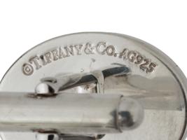 TIFFANY AND CO POLISHED STERLING SILVER CUFFLINKS