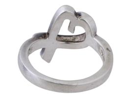 TIFFANY AND CO STERLING SILVER LOVING HEART RING
