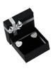 TIFFANY AND CO STERLING SILVER HEART STUD EARRINGS PIC-0