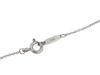 TIFFANY AND CO STERLING SILVER DIAMOND HEART KEY PENDANT PIC-5