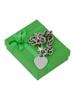 TIFFANY CO SILVER CHAIN BRACELET WITH HEART CHARM PIC-1