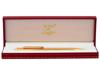 CARTIER VINTAGE YELLOW GOLD PLATED BALL PEN IOB PIC-1