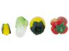 VINTAGE COLORED GLASS VEGETABLE AND FRUIT FIGURINES PIC-4