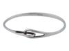 TIFFANY AND CO STERLING SILVER INFINITY BANGLE BRACELET PIC-0