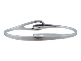 TIFFANY AND CO STERLING SILVER INFINITY BANGLE BRACELET