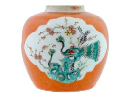 CHINESE REPUBLIC ERA PORCELAIN VASE WITH PEACOCKS