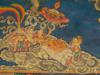 ANTIQUE HAND PAINTED TIBETAN SCROLL BIRTH OF BUDDHA PIC-5