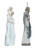 LARGE VINTAGE MAOFA AND LLADRO PORCELAIN FIGURINES PIC-1