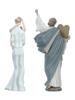 LARGE VINTAGE MAOFA AND LLADRO PORCELAIN FIGURINES PIC-3