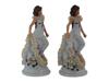 SET OF EUROPEAN LARGE FEMALE PORCELAIN FIGURINES PIC-5