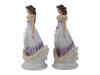 SET OF EUROPEAN LARGE FEMALE PORCELAIN FIGURINES PIC-2