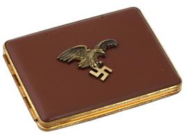 WWII NAZI GERMAN LUFTWAFFE PILOTS CIGARETTE CASE