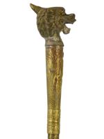 VINTAGE ORIENTAL CHINESE GUARDIAN LION SWORD CANE